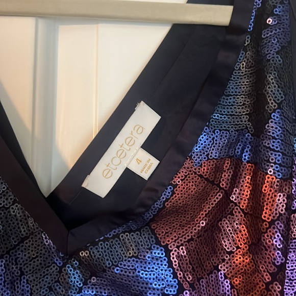 Etcetera sequin top. - Picture 2 of 2